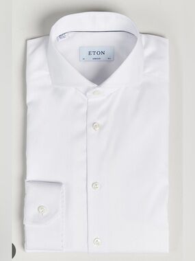 Eton Men's White Dress Shirt - Super Slim size 41 / 16